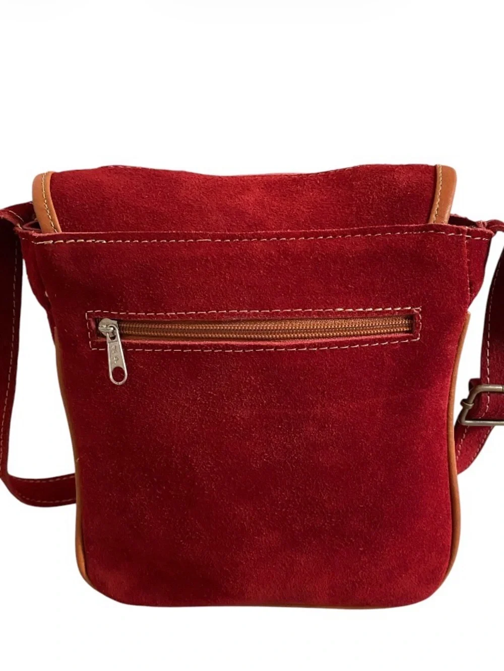 Indian creations by Incas suede crossbody bag